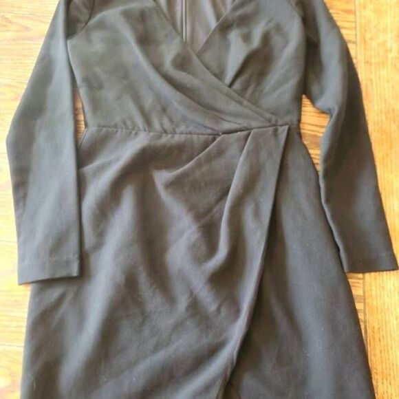 Black Halo Carie Mini Dress in Black Size 0 - Picture 2 of 5